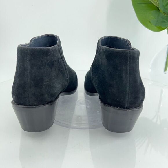 Vionic Women's Serena Boot Size 6.5 Bootie Black Suede Almond Toe Zip Comfy Shoe - Picture 7 of 13